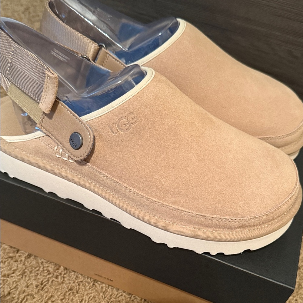 UGG Suede Slingback Clog in Blush Tan